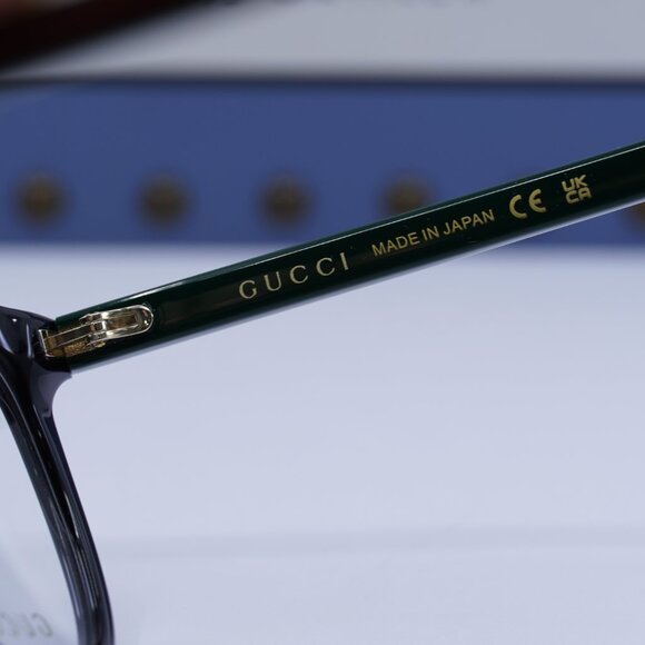 Final Price! Gucci GG0932OA 001 Black/Green Eyeglasses 53mm main image 9